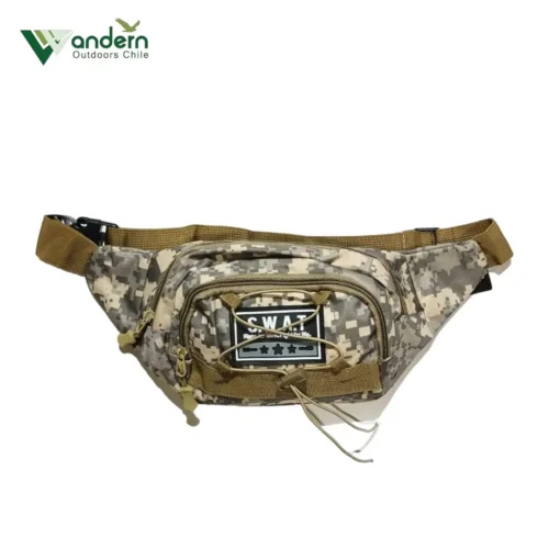 Banano Táctico Militar S.W.A.T YB-405 Camuflaje pixeles ocre/gris