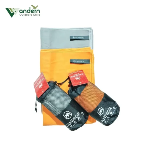 Toalla de secado rápido CAMPSOR Outdoors Talla M (120 x 80 cm)