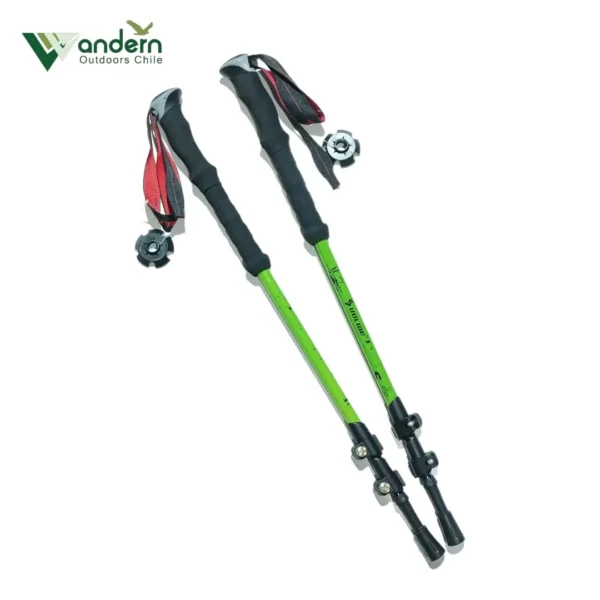 Bastón de Trekking Volide Aluminio Telescópico verde Bastón de Trekking Volide Aluminio Telescópico verde